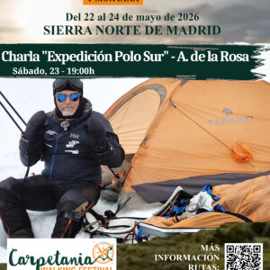 Charla «Expedición Polo Sur» – A. de la Rosa